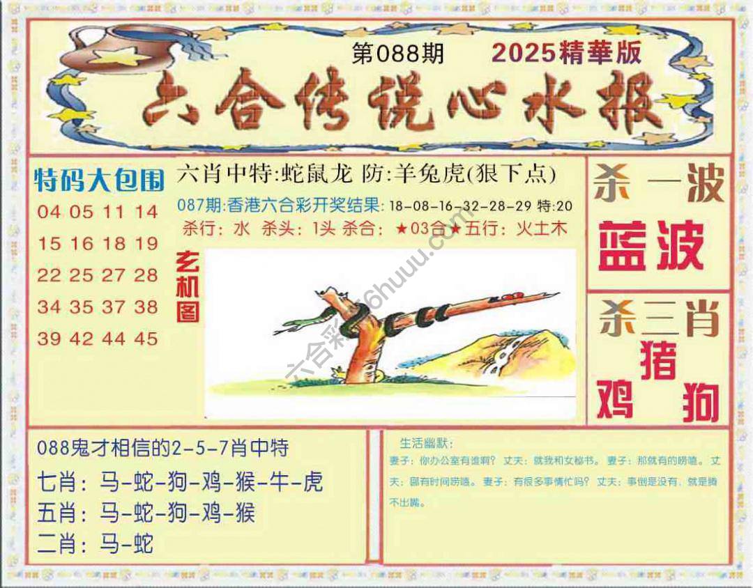 六合传说心水报