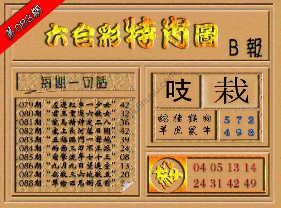 六合彩特肖图