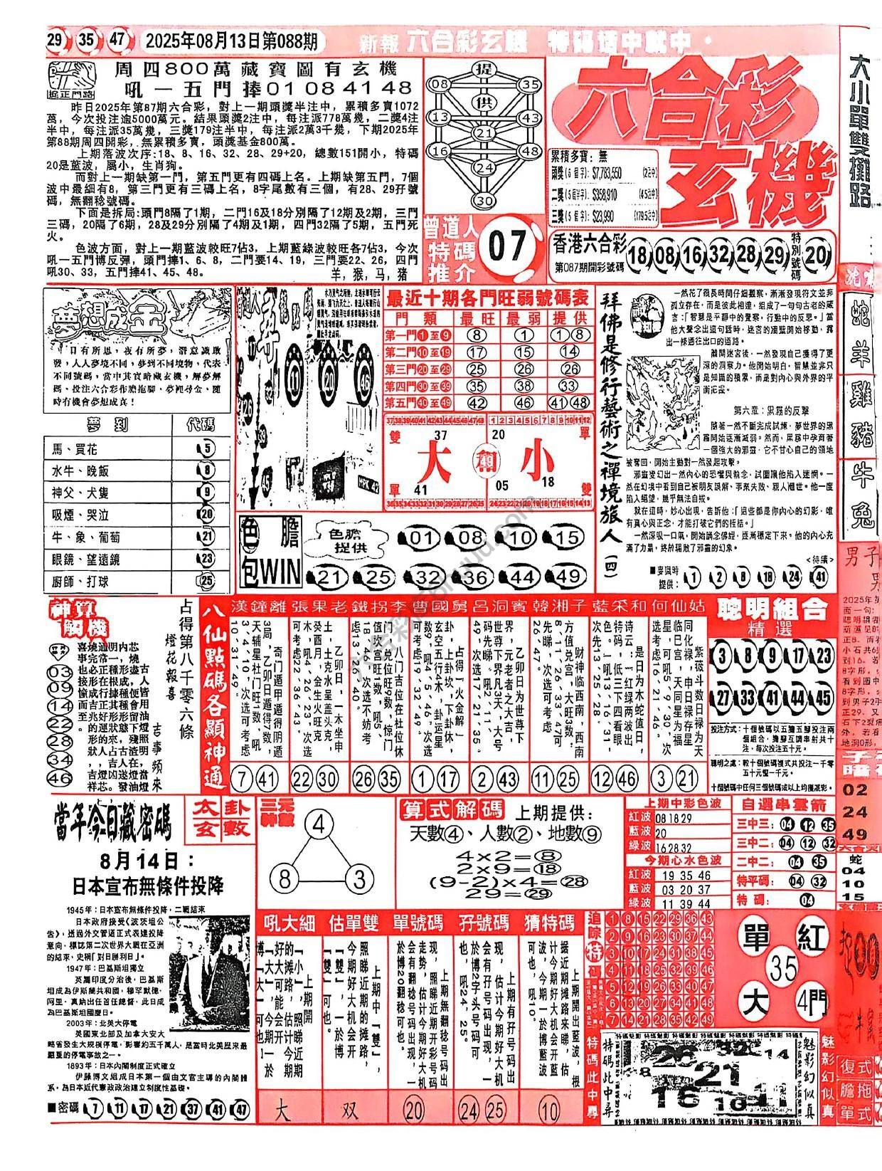 六合彩玄机