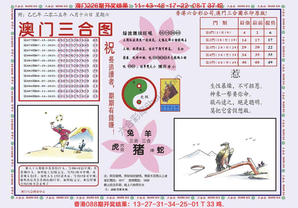澳门三合图