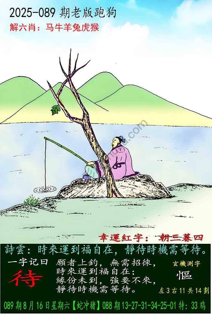 老版跑狗图