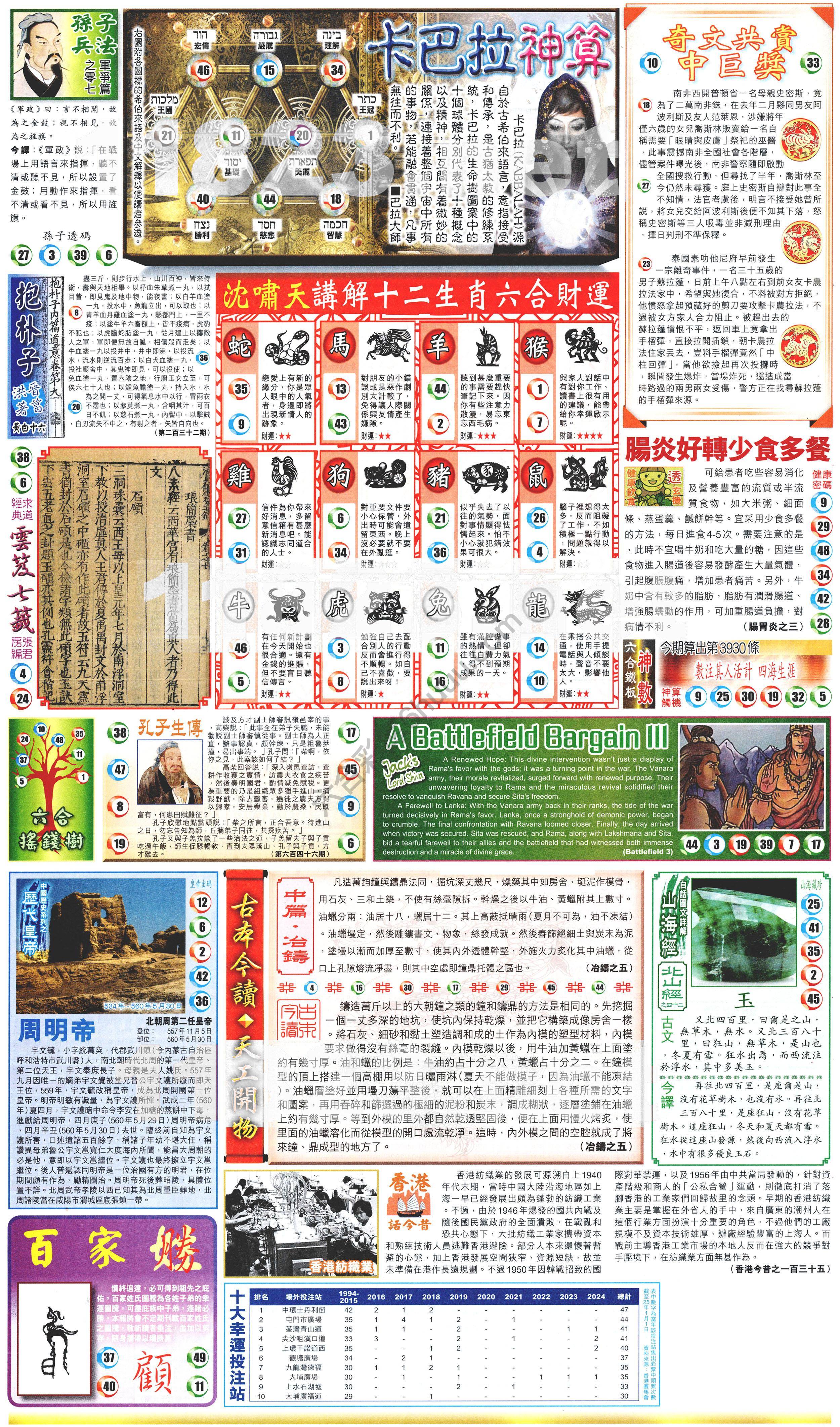 新报六合彩玄机