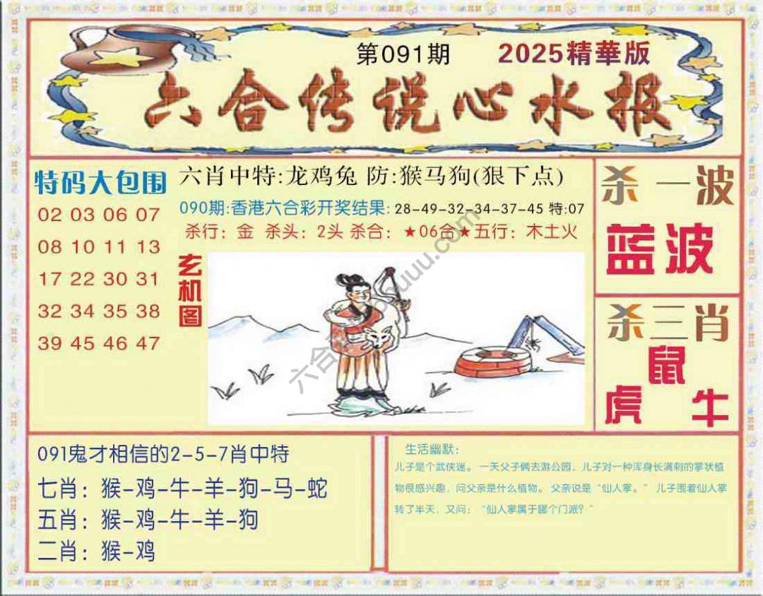 六合传说心水报