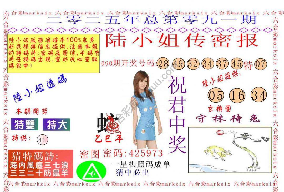 陆小姐传密