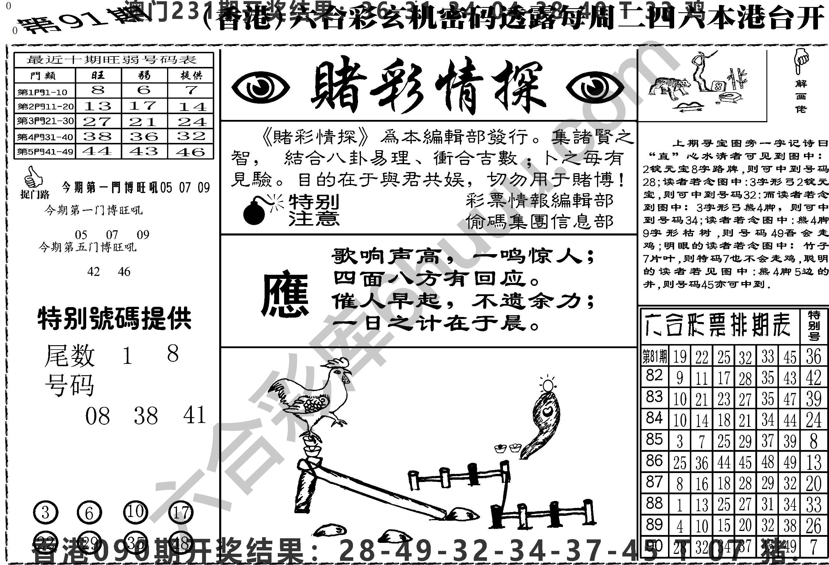赌彩情探