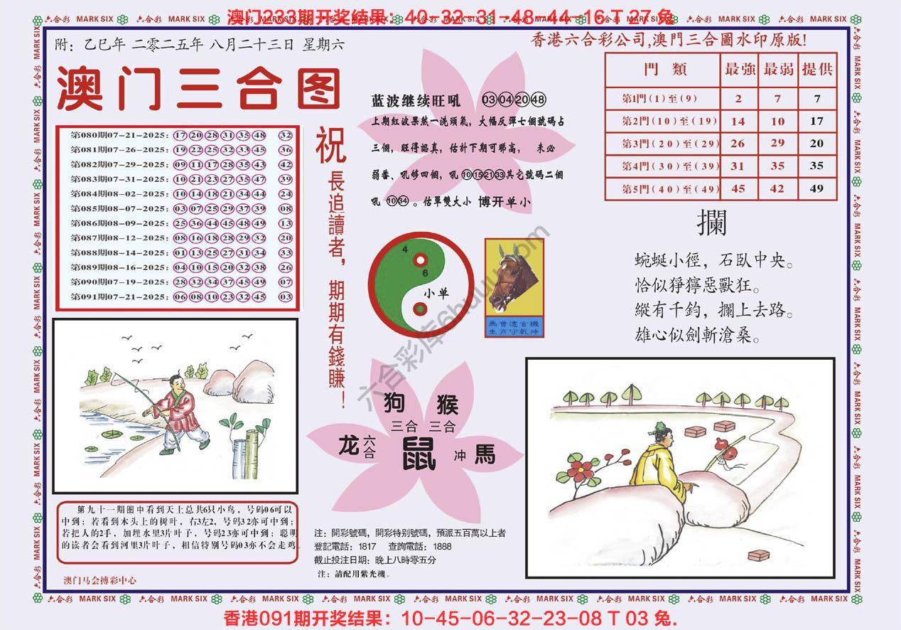 澳门三合图