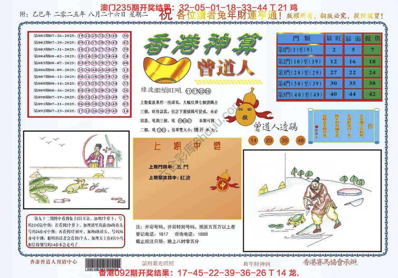 香港神算曾道人