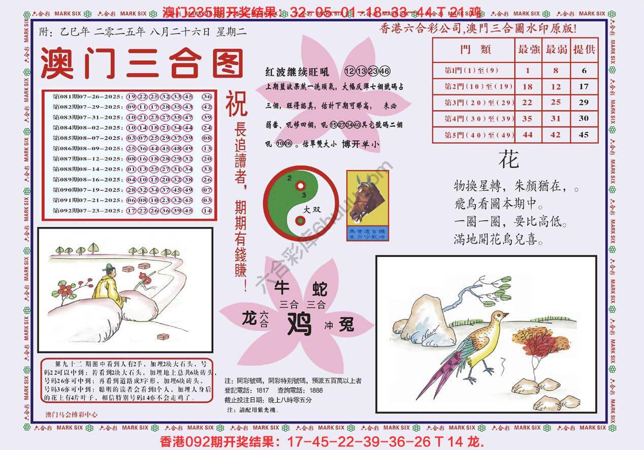澳门三合图