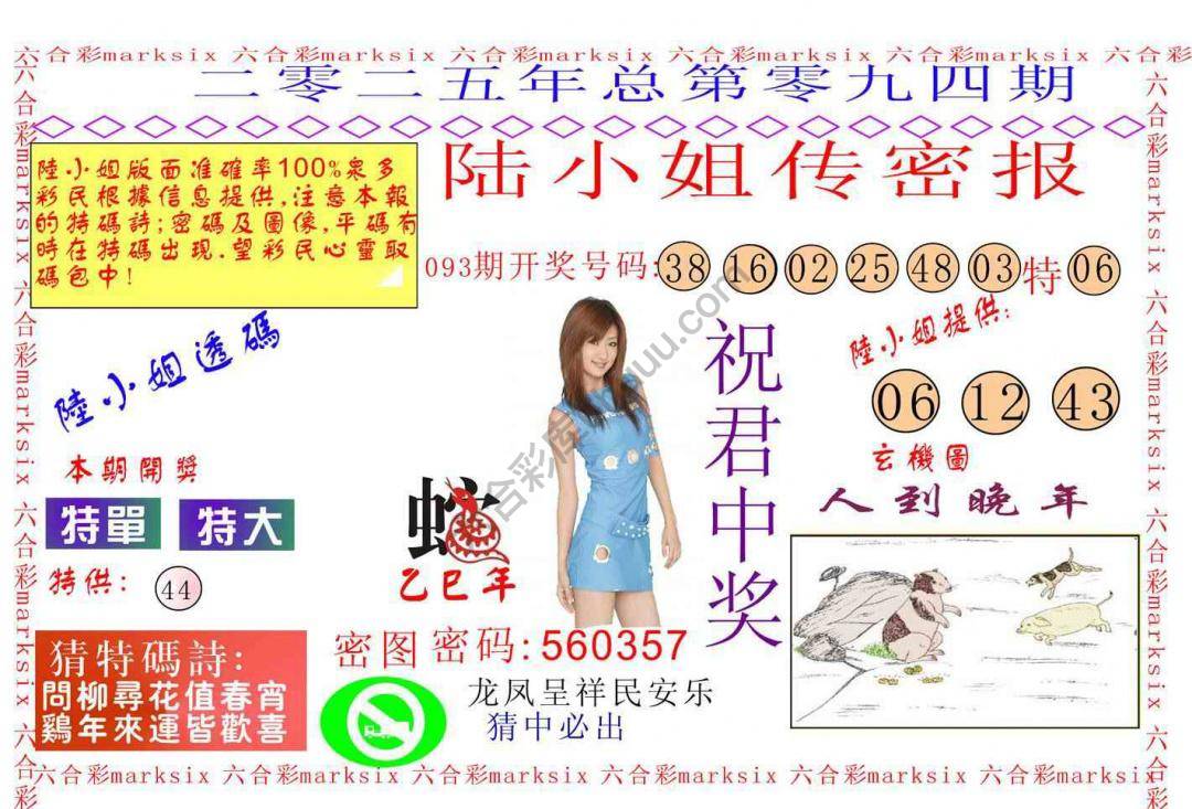 陆小姐传密