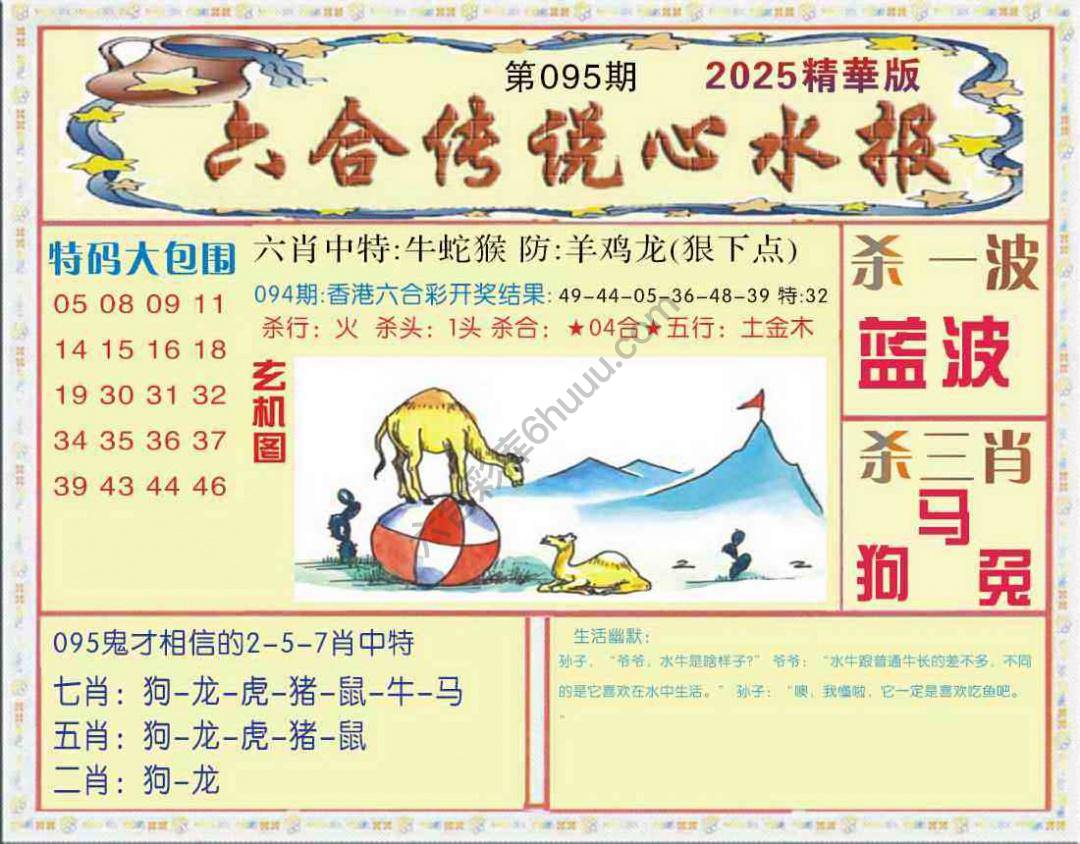 六合传说心水报