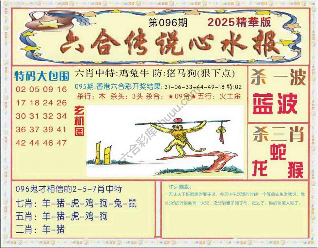 六合传说心水报