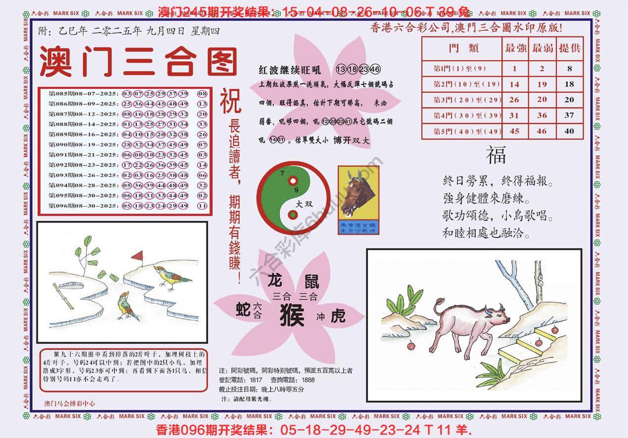 澳门三合图