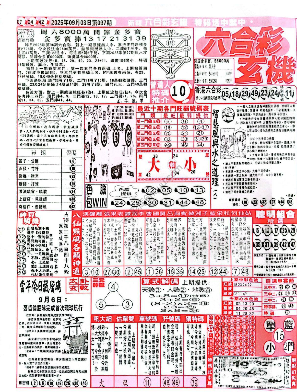 六合彩玄机