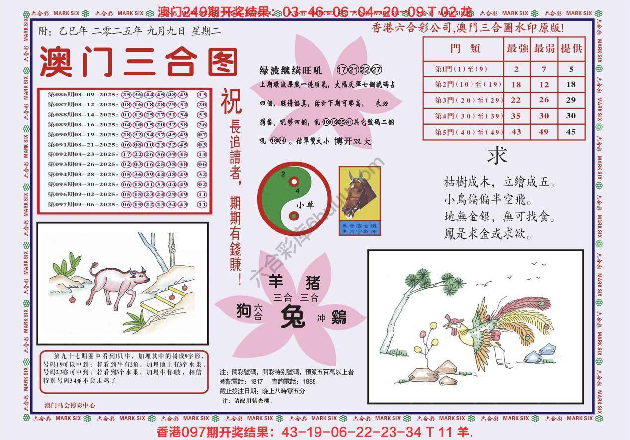 澳门三合图