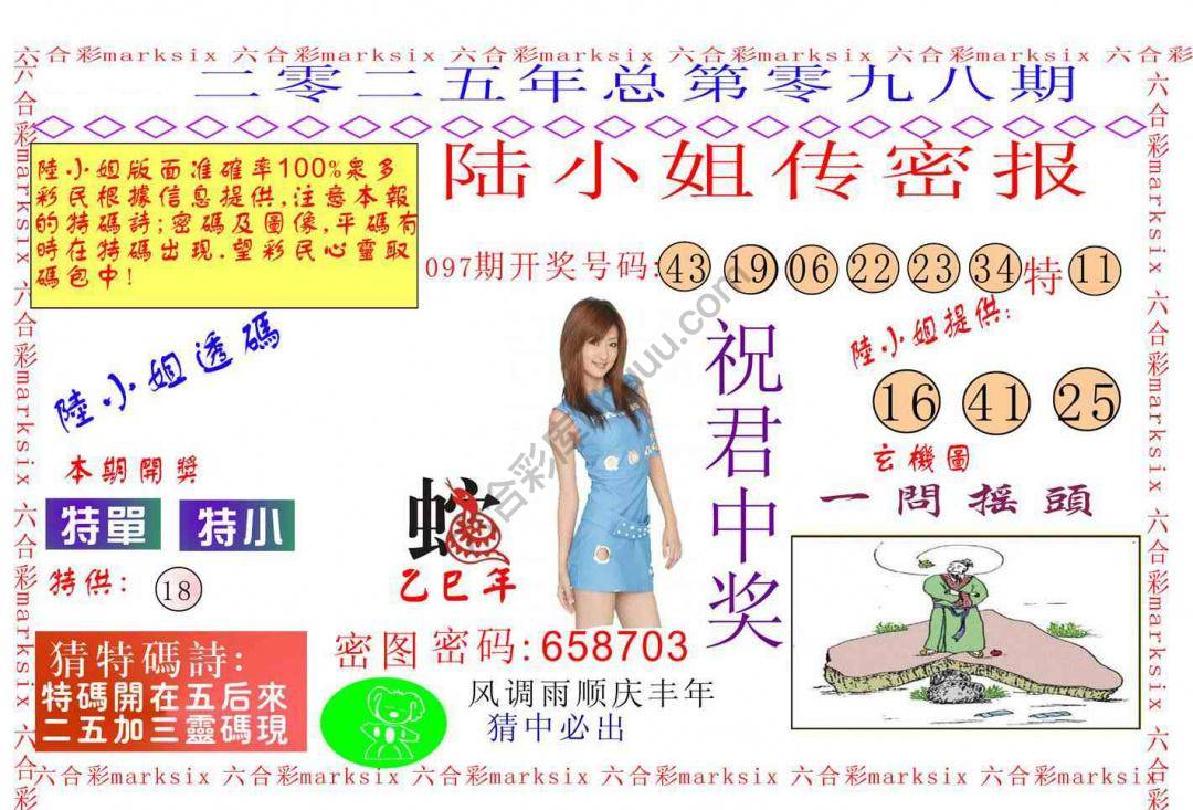 陆小姐传密