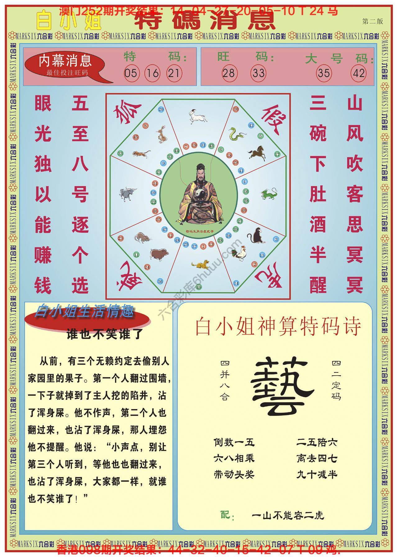 白小姐特码消息