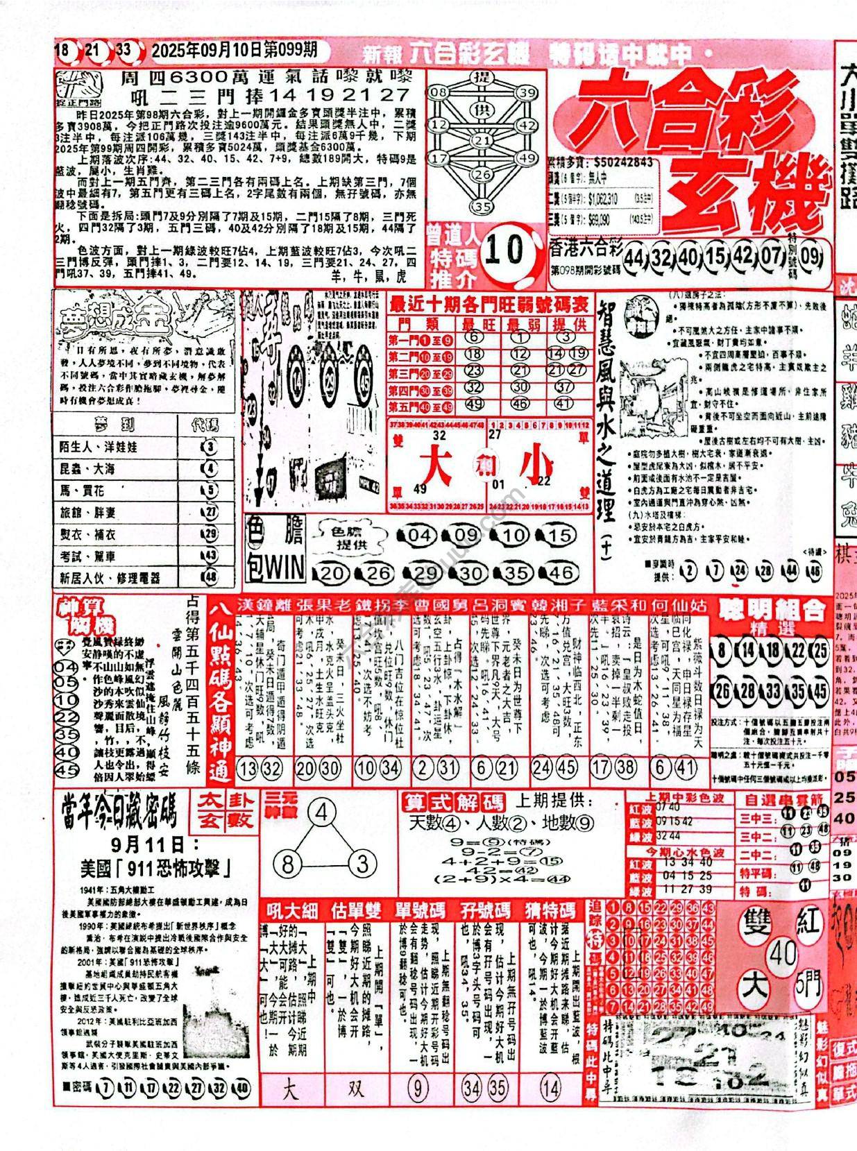 六合彩玄机