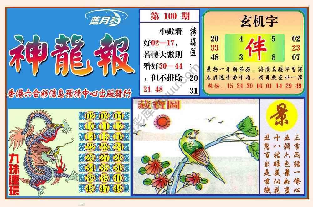 蓝月亮神龙报