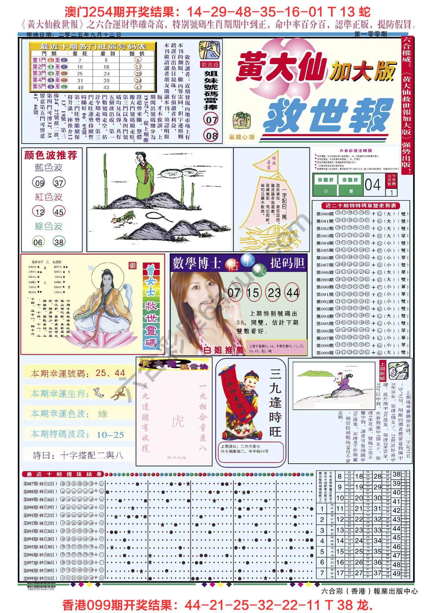 黄大仙救世报（加大版）