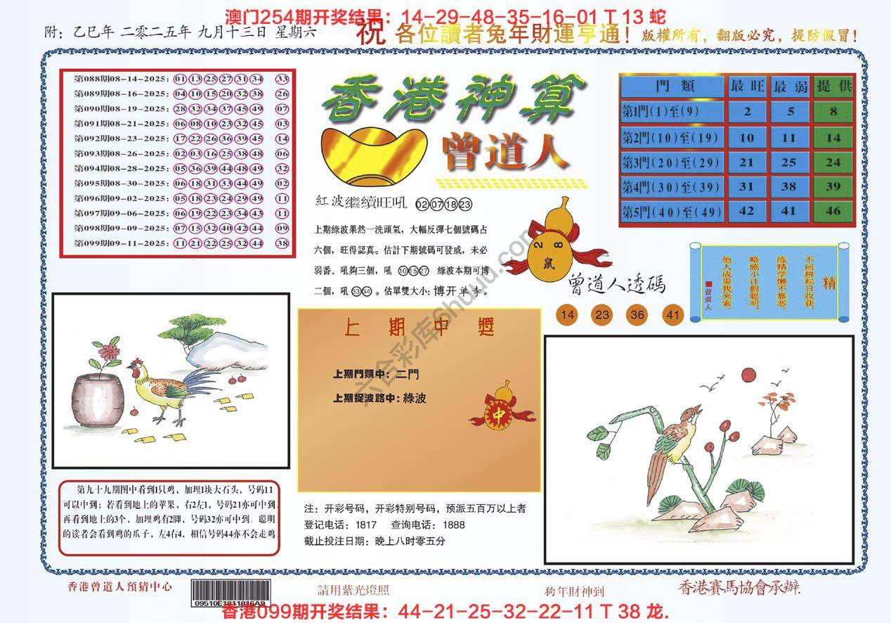 香港神算曾道人