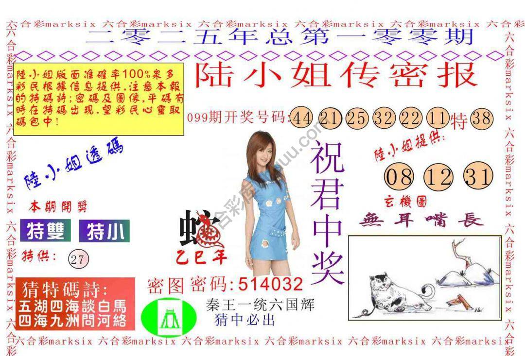 陆小姐传密