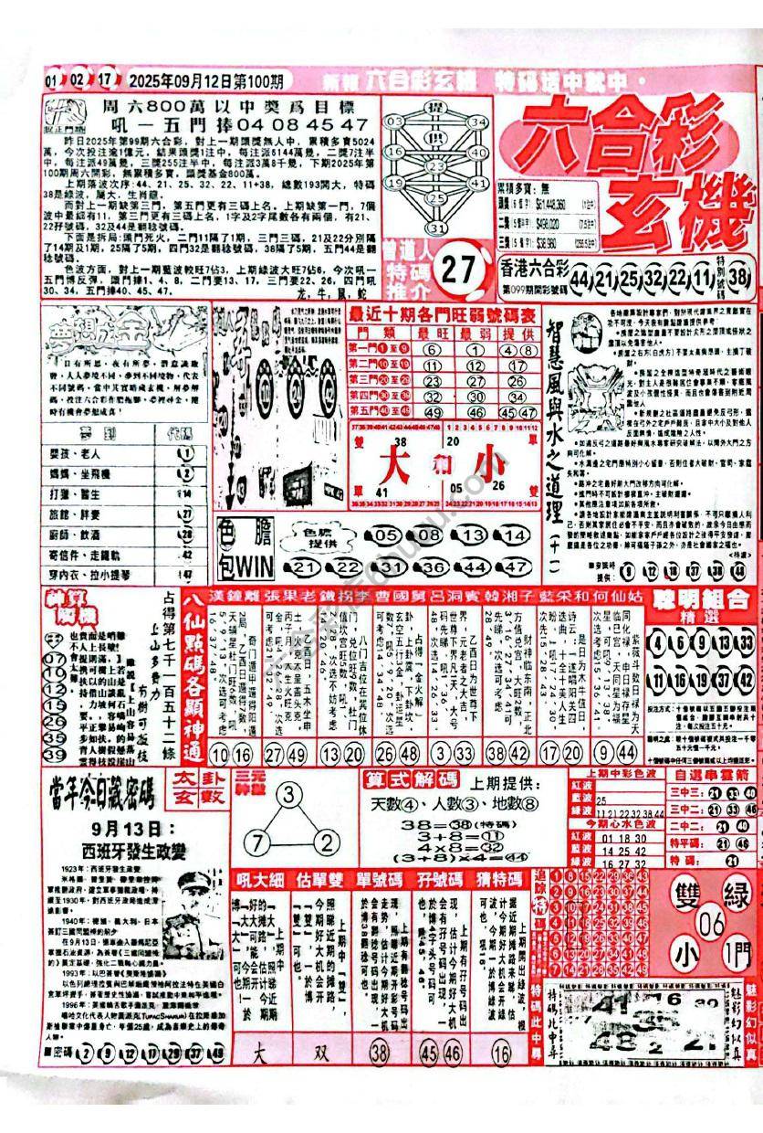 六合彩玄机