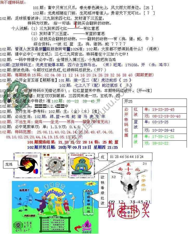 青龙五鬼报