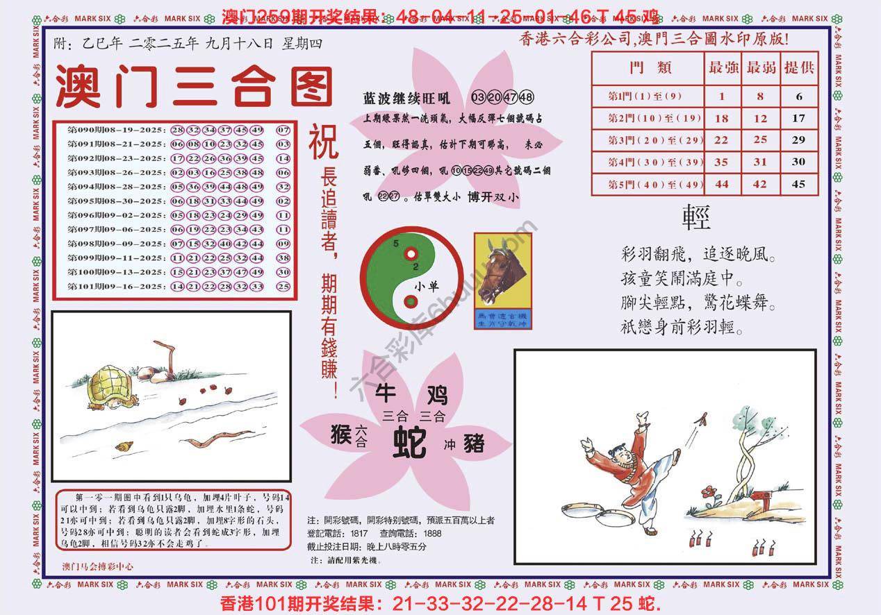澳门三合图