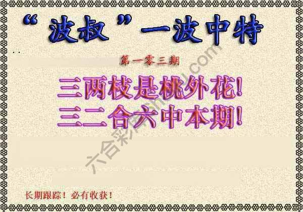 波叔一波中特