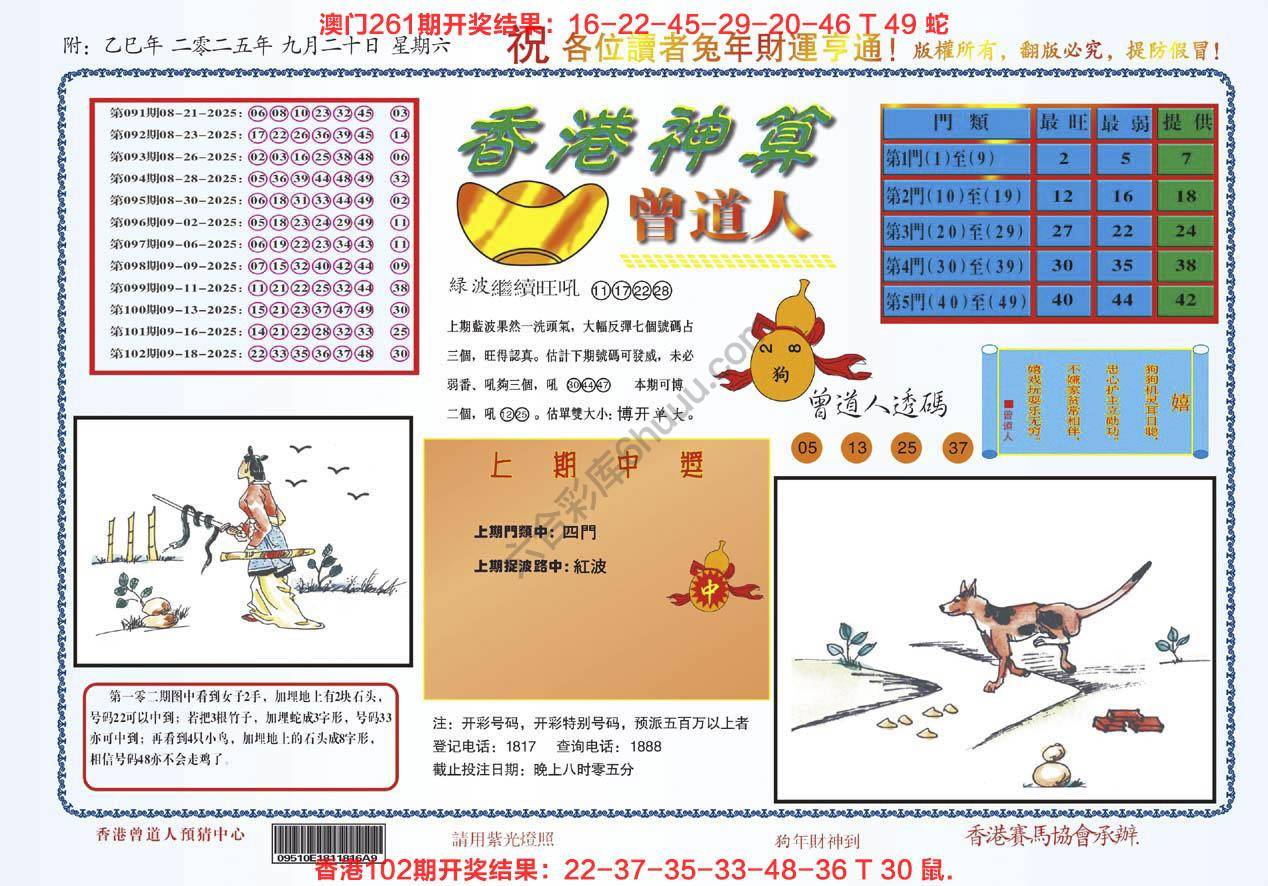 香港神算曾道人