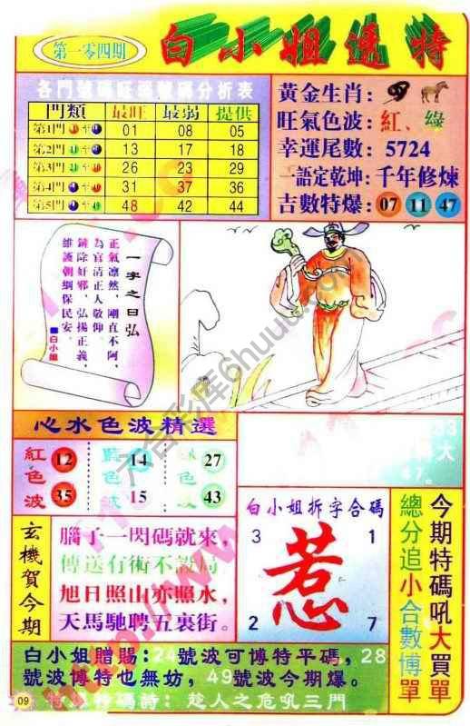 白小姐透特