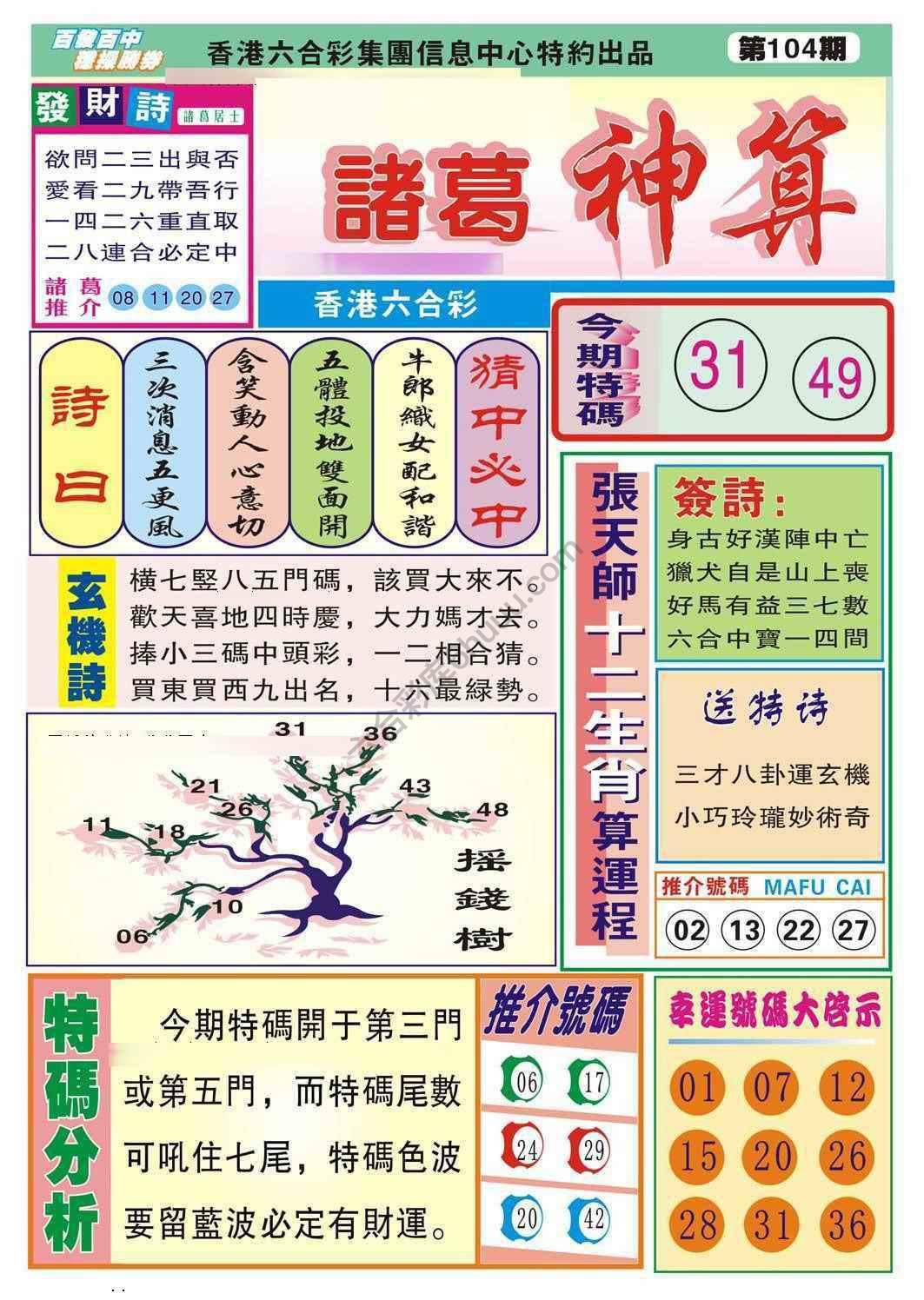 诸葛神算