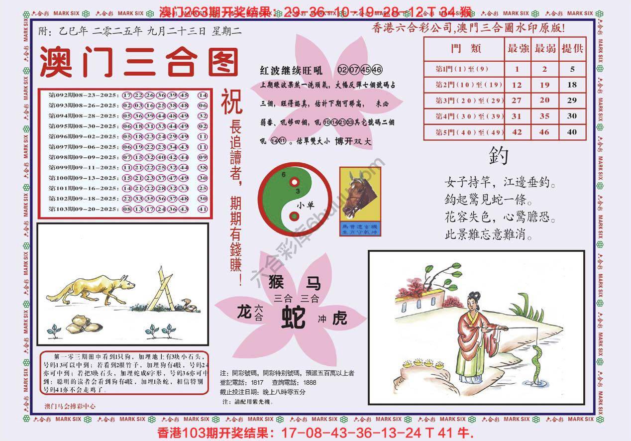 澳门三合图