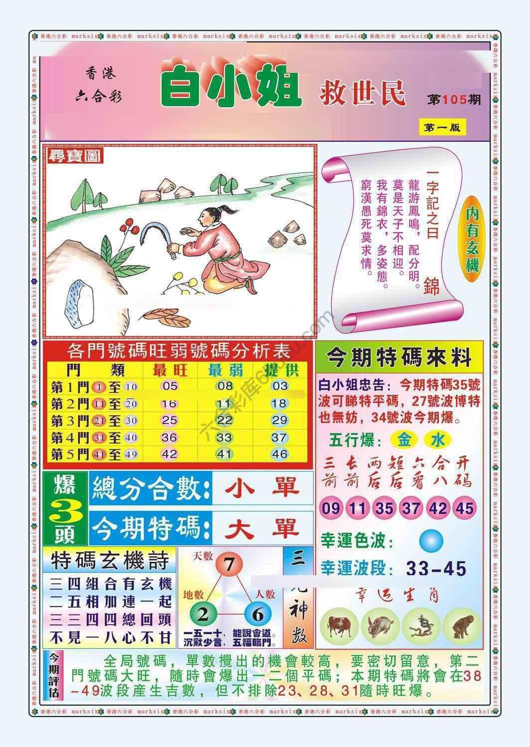 白小姐救世民