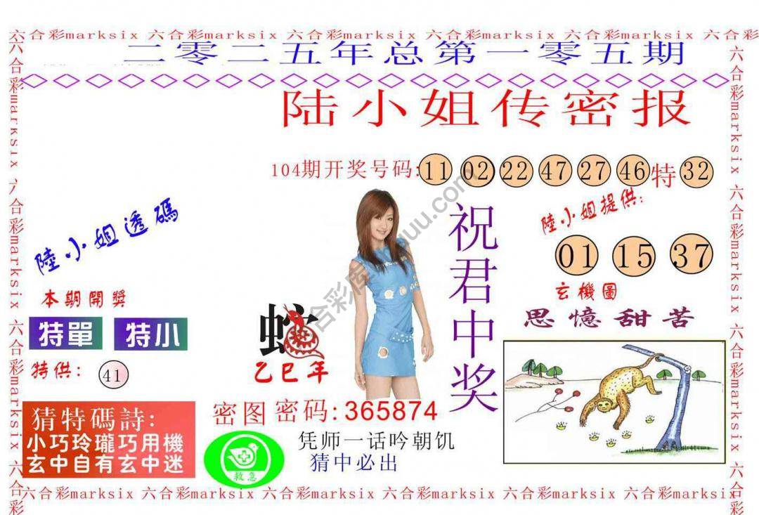 陆小姐传密