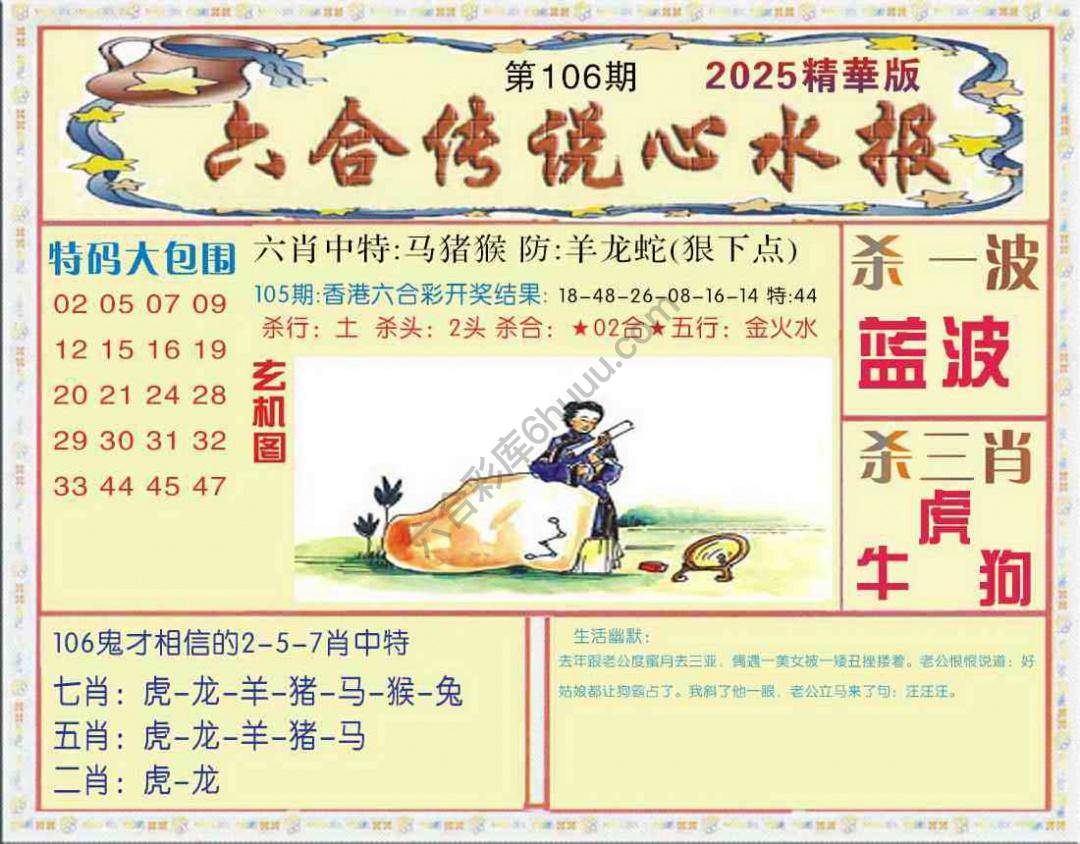 六合传说心水报