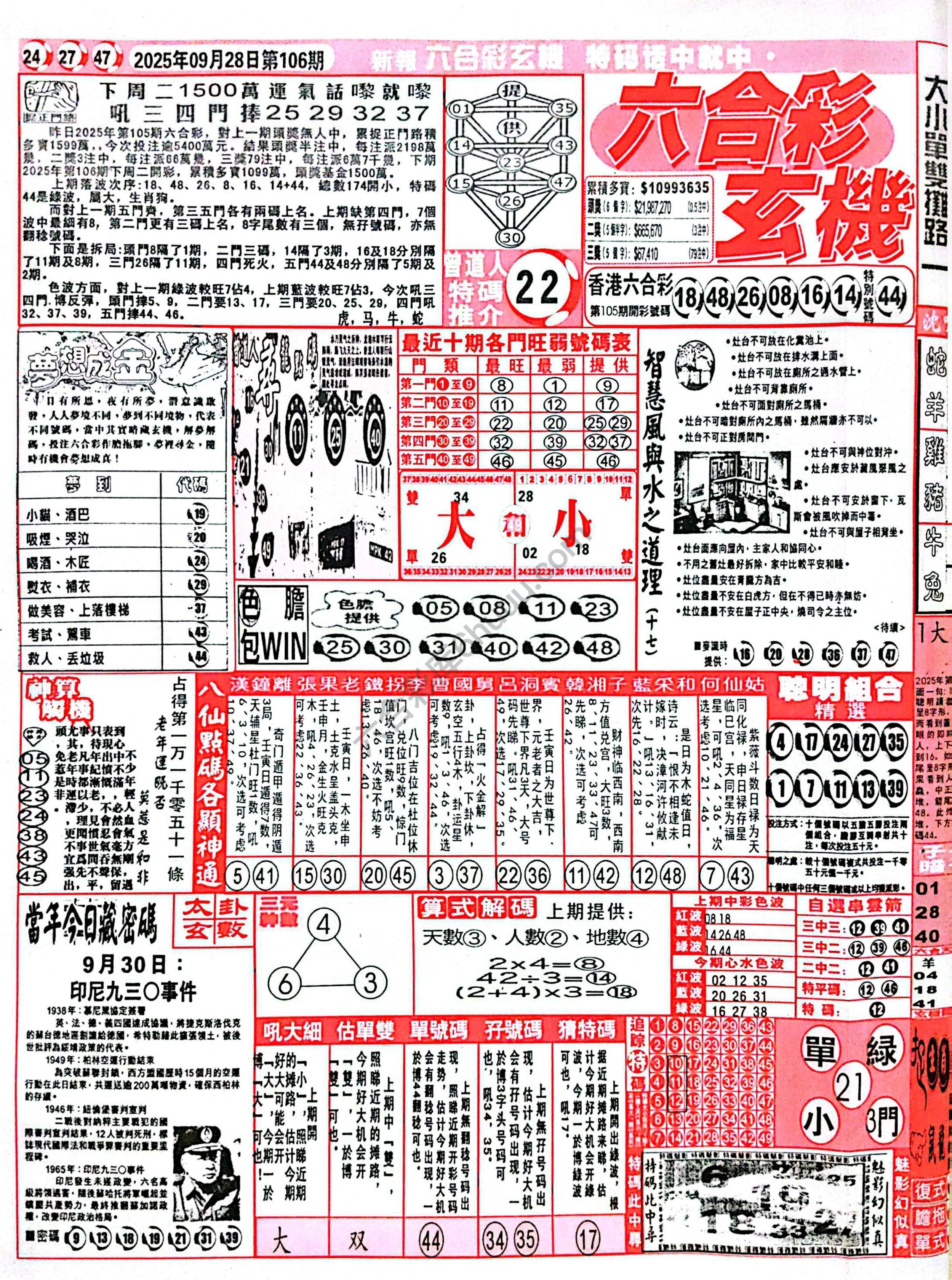 六合彩玄机