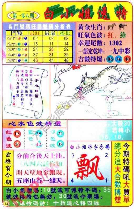 白小姐透特