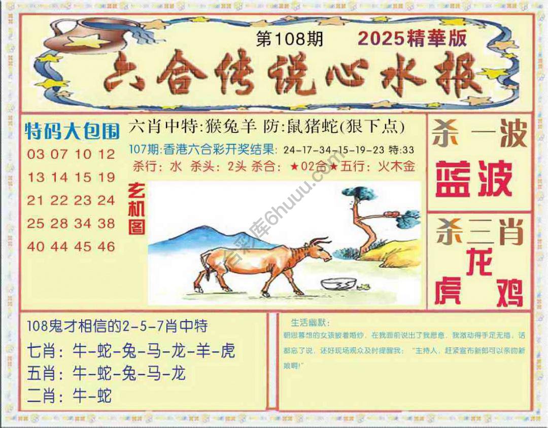 六合传说心水报