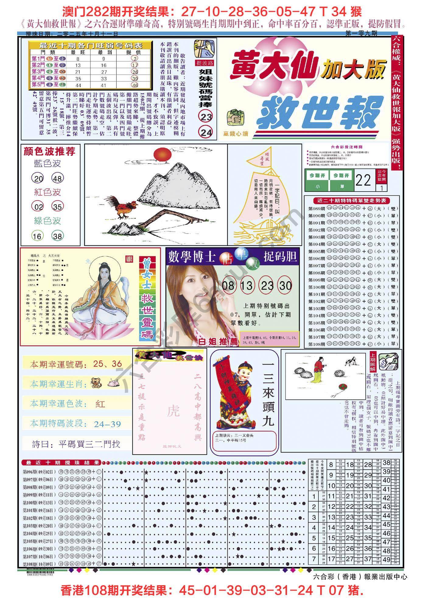 黄大仙救世报（加大版）