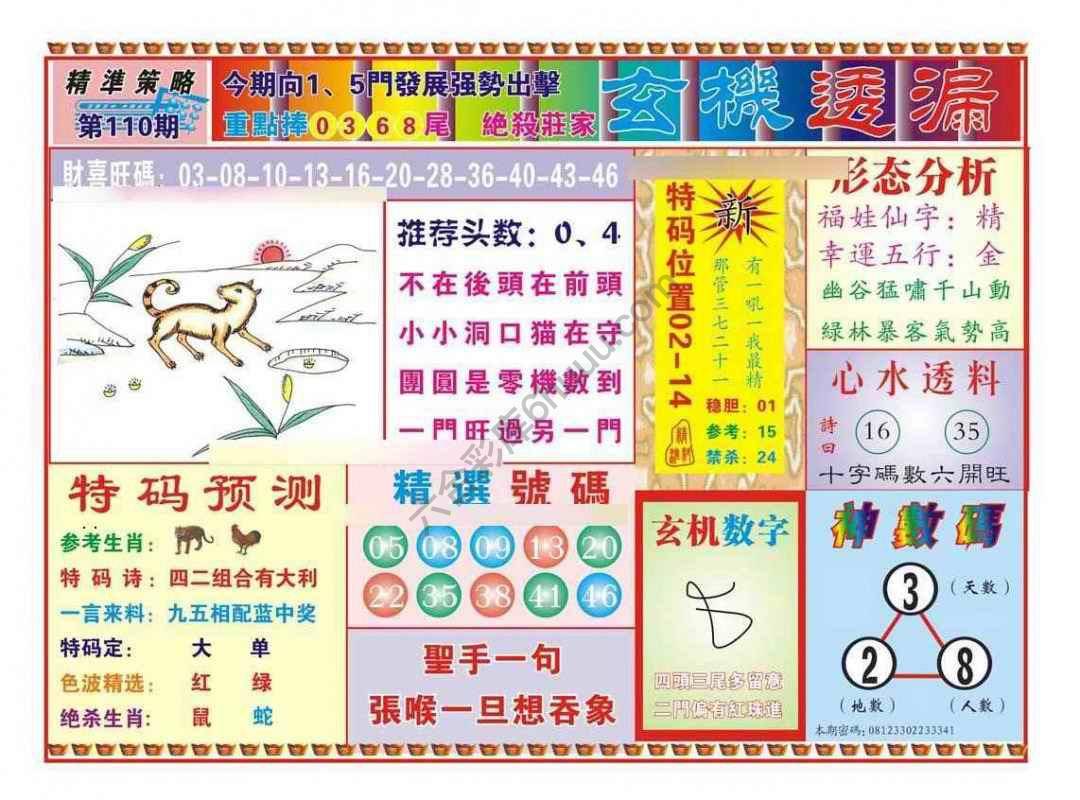 玄机透漏