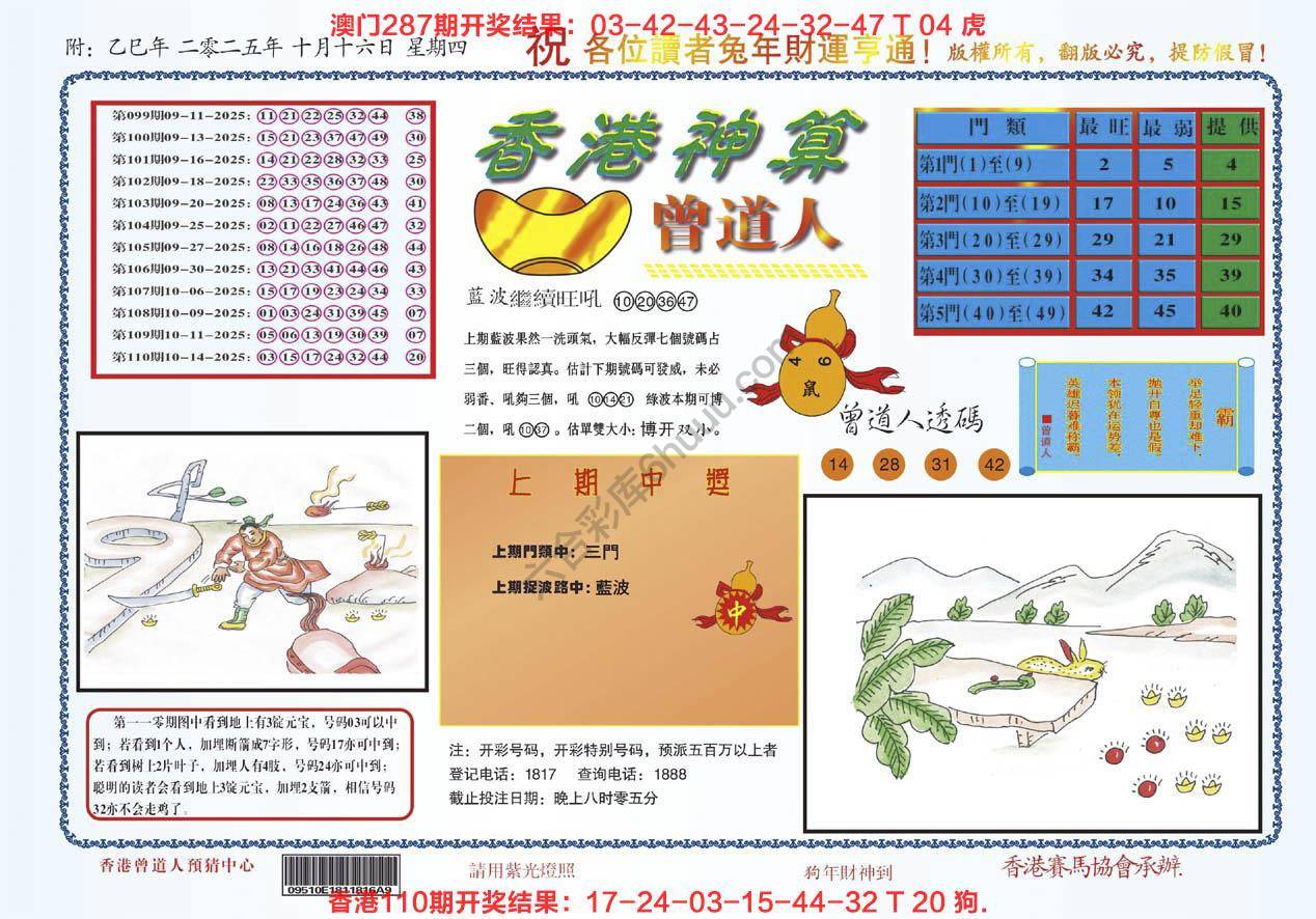 香港神算曾道人