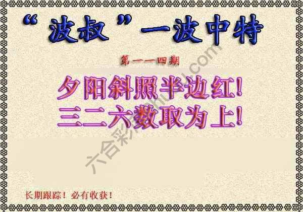 波叔一波中特