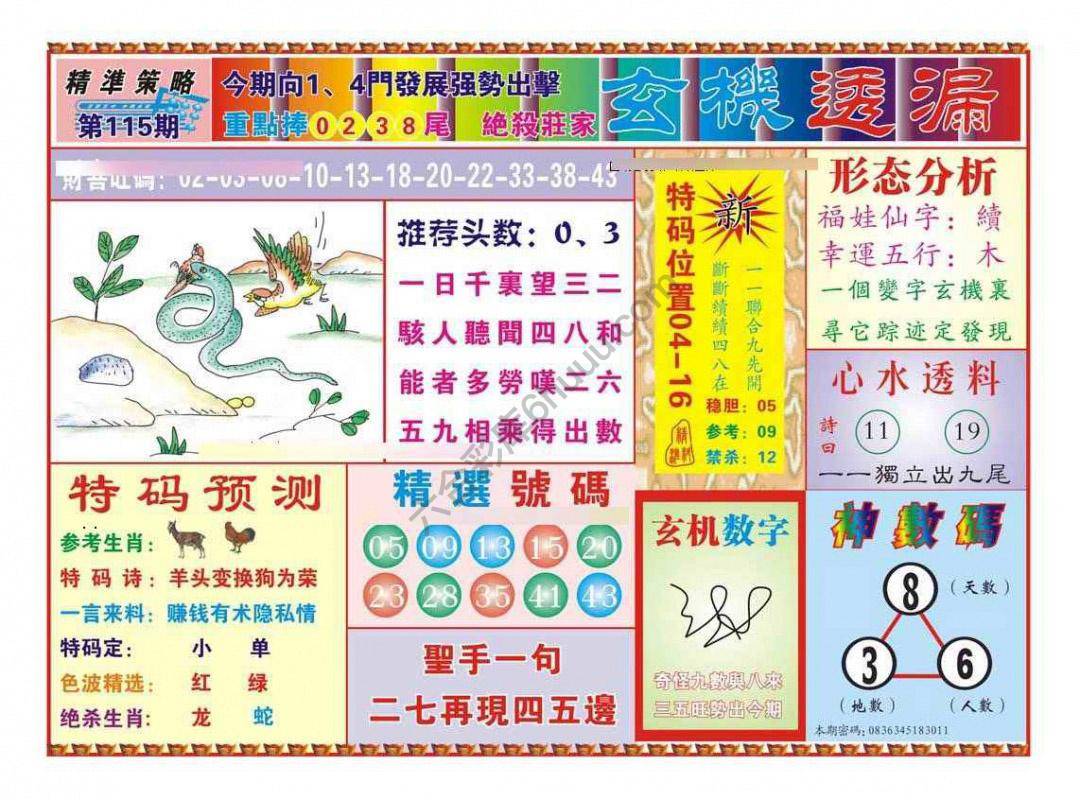 玄机透漏