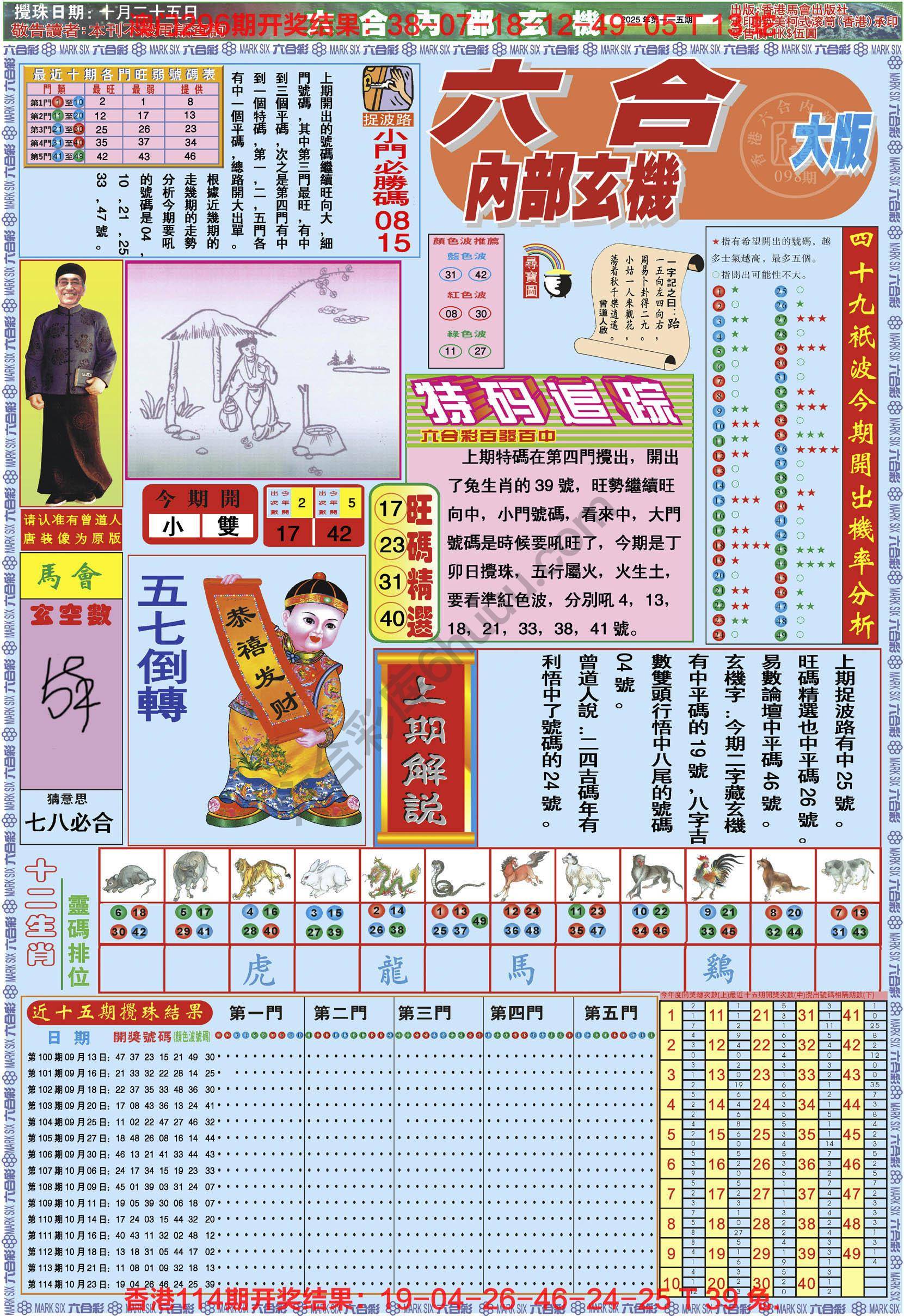 六合内部玄机