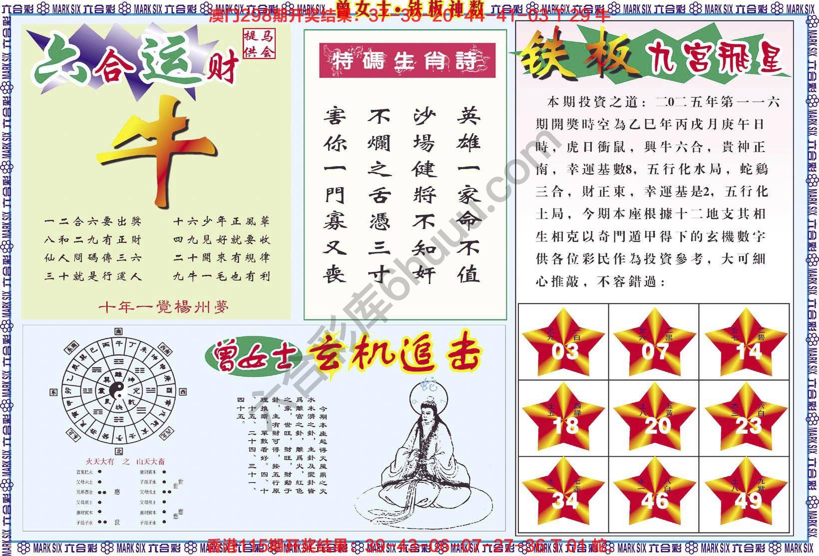 曾女士铁板神数