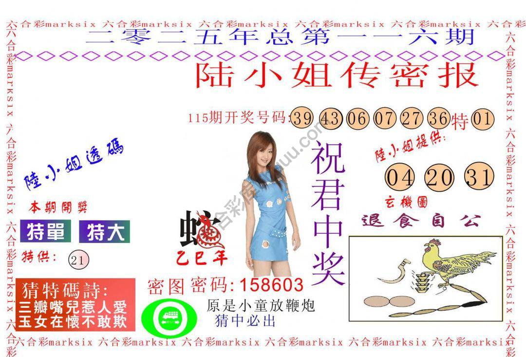 陆小姐传密