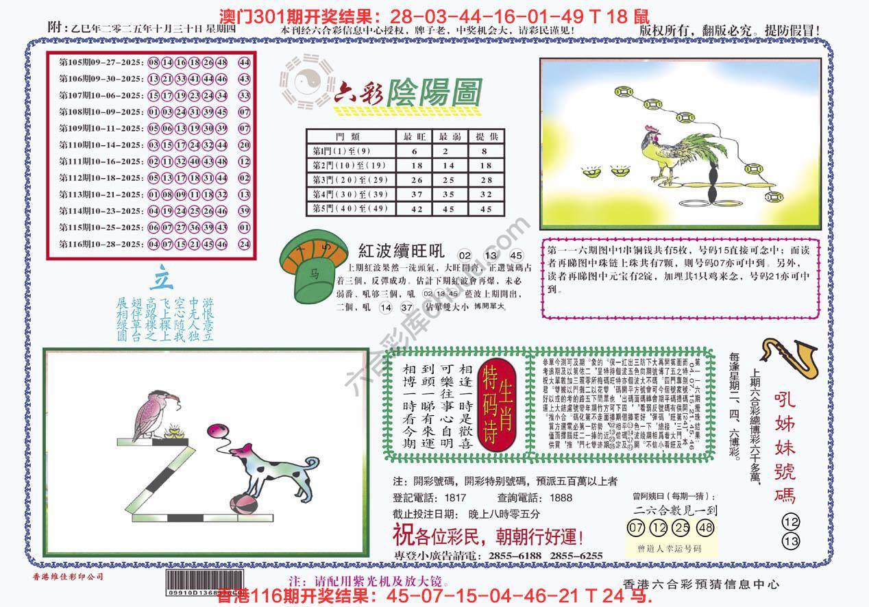 六彩阴阳图