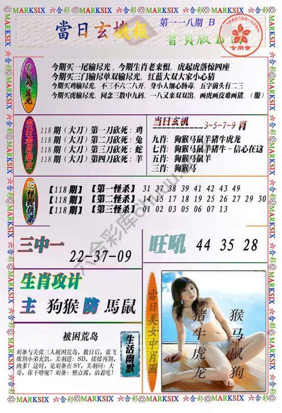 当日玄机报