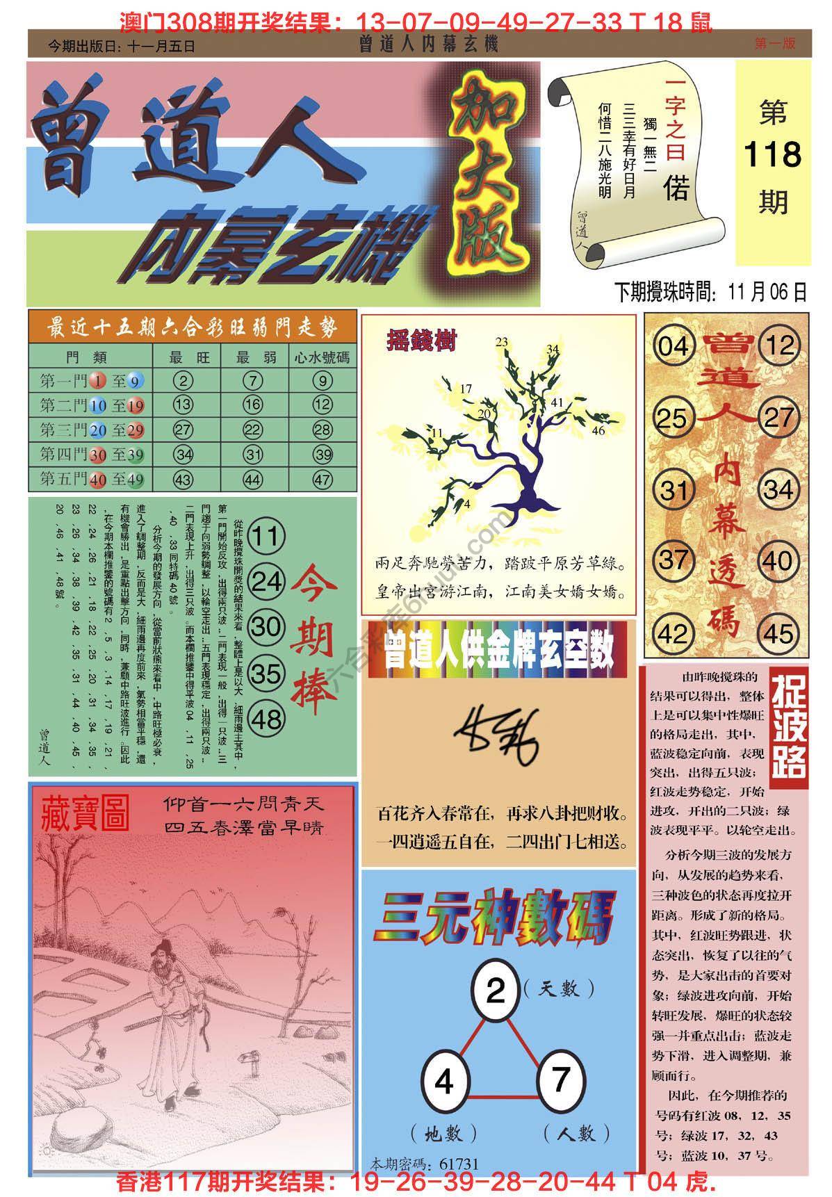 曾道人内幕玄机（加大版）